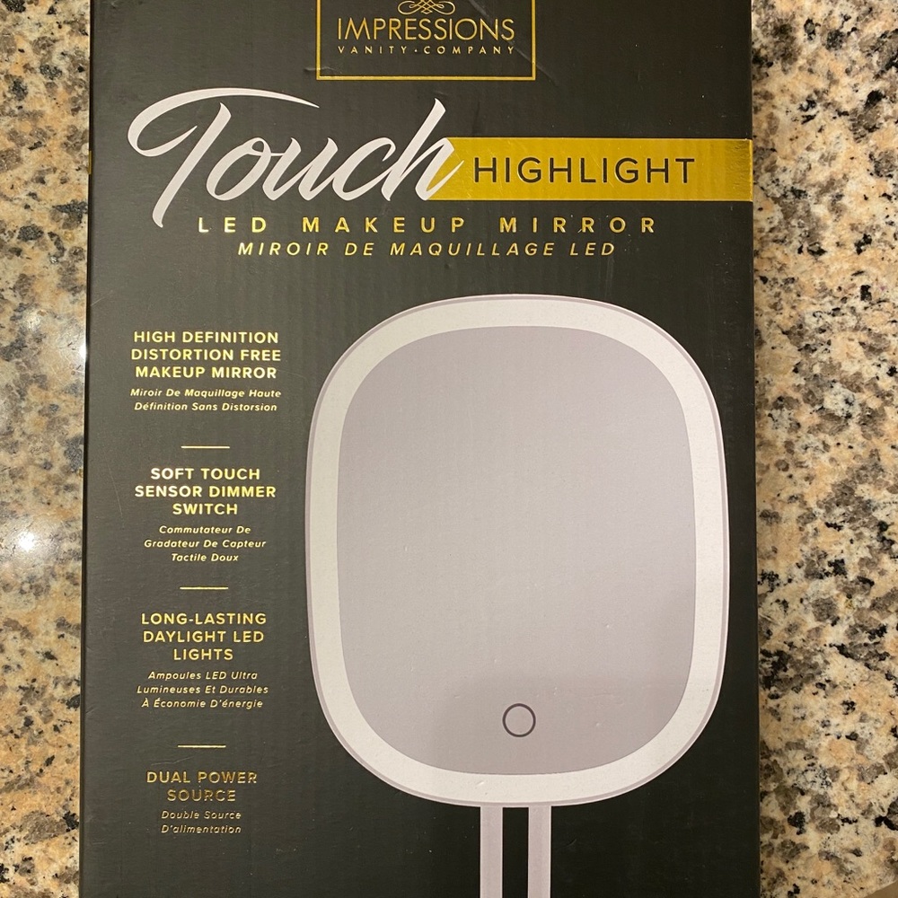 Impressions LED makeup mirror